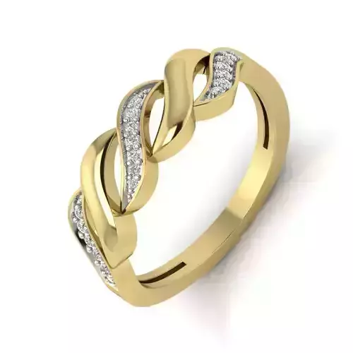 Women ring 3dm render detail 3D print model