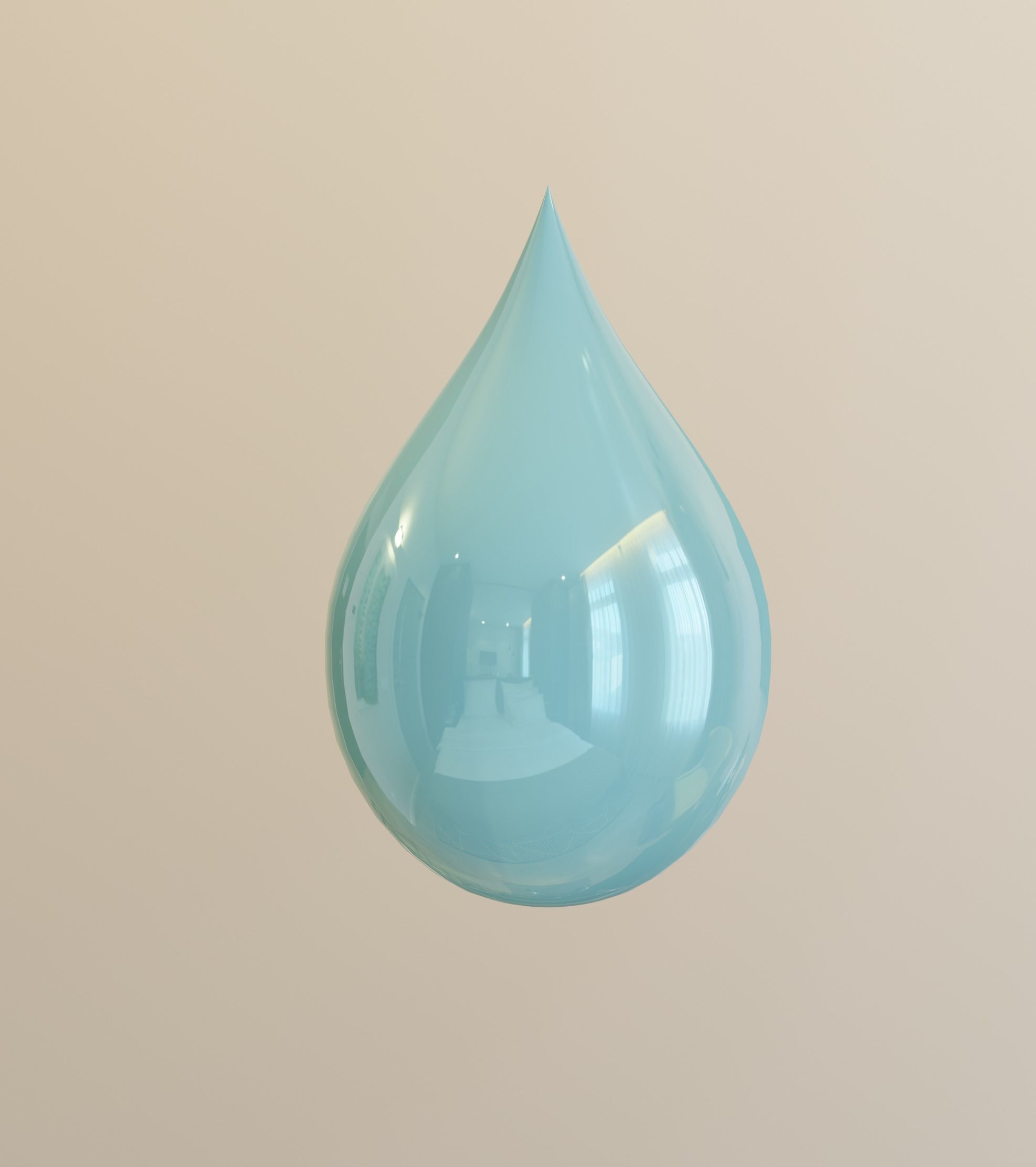Droplet with Shapes 3D model_7