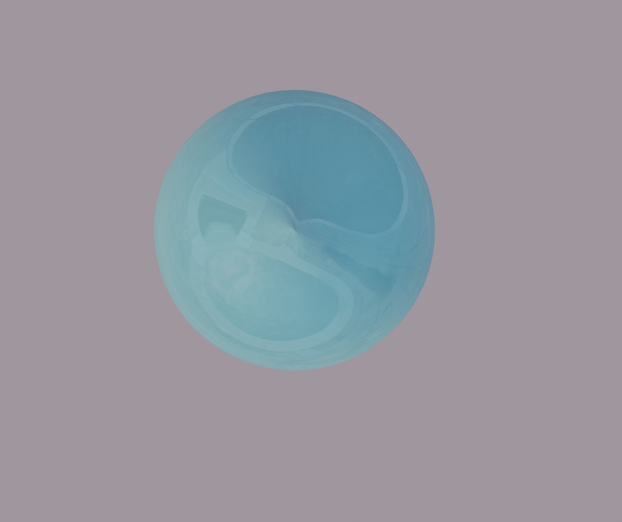 Droplet with Shapes 3D model_4