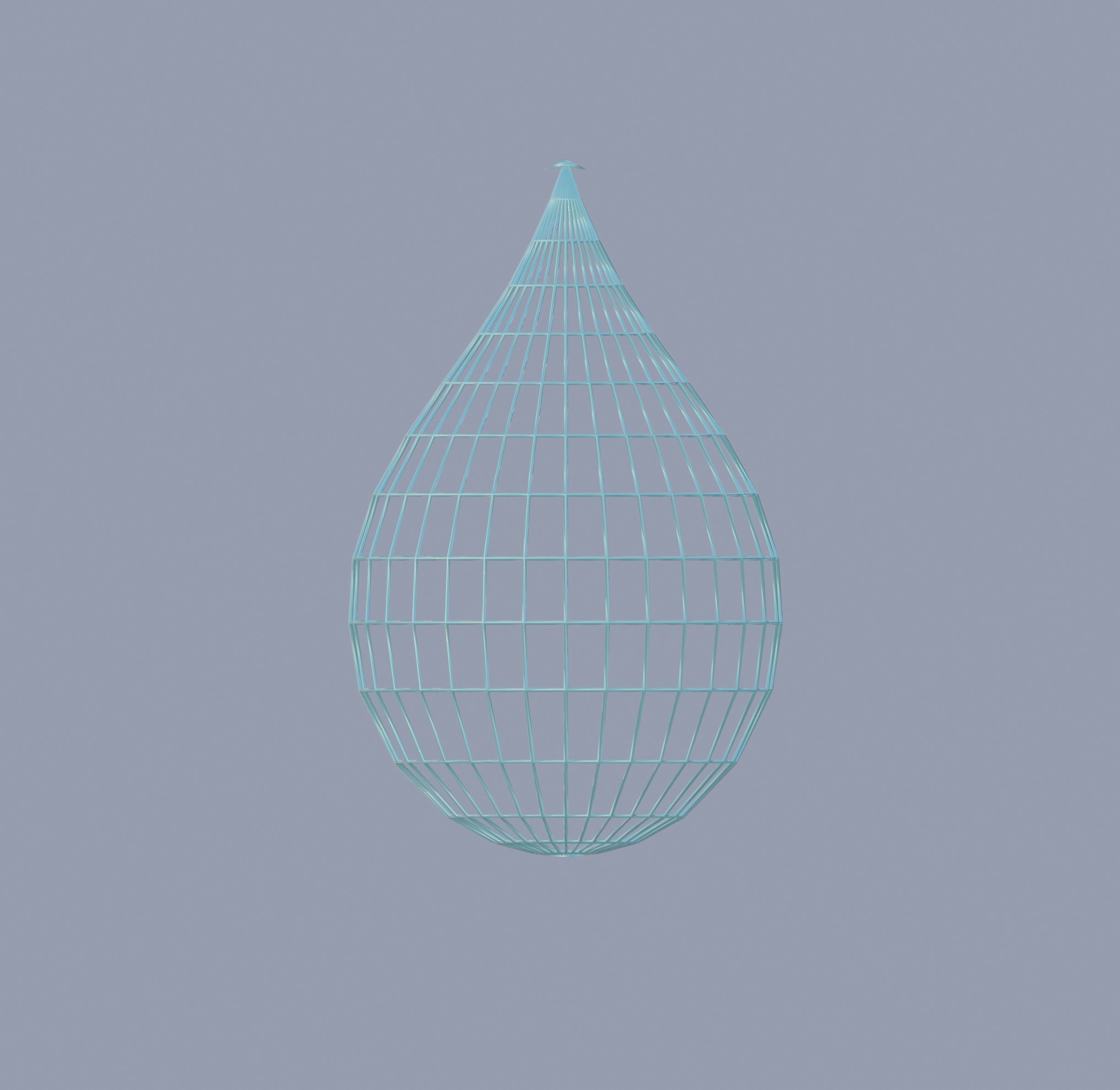 Droplet with Shapes 3D model_11