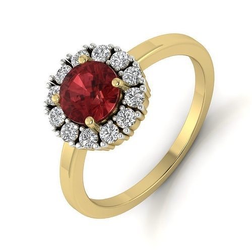Women ring 3dm render detail 3D print model 3D print model