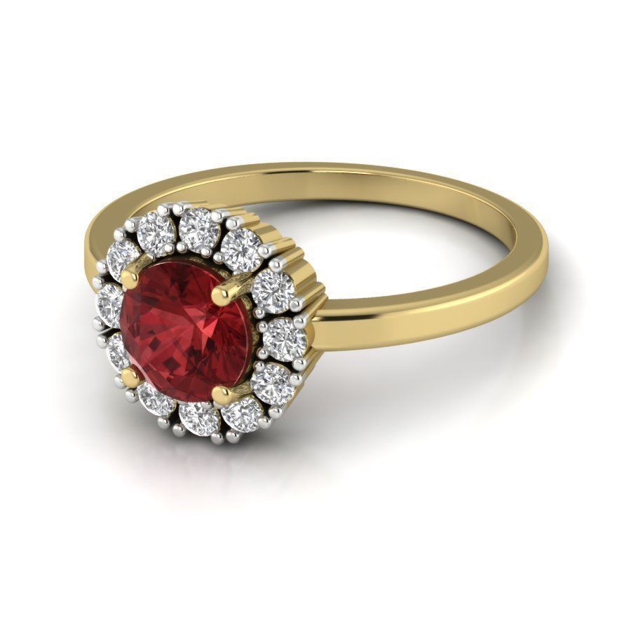 Women ring 3dm render detail 3D print model 3D print model_4