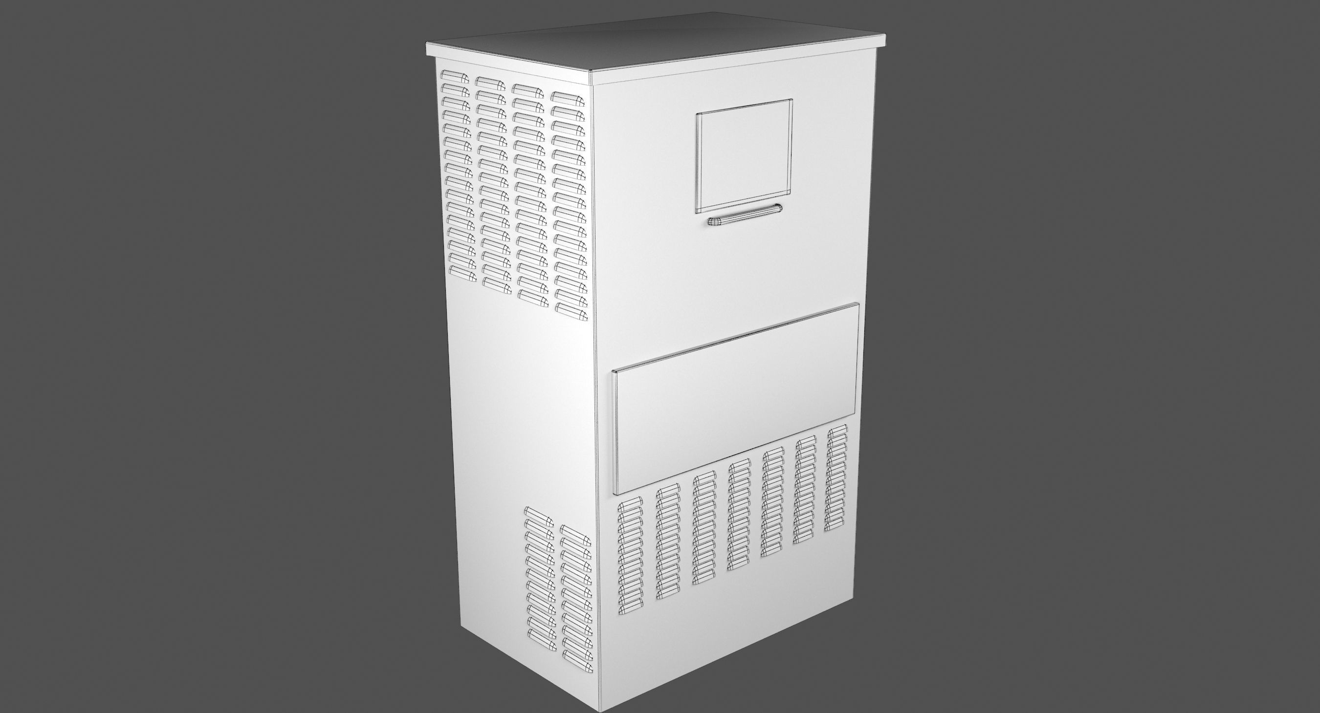  Electrical Box 1 Low-poly 3D model_5