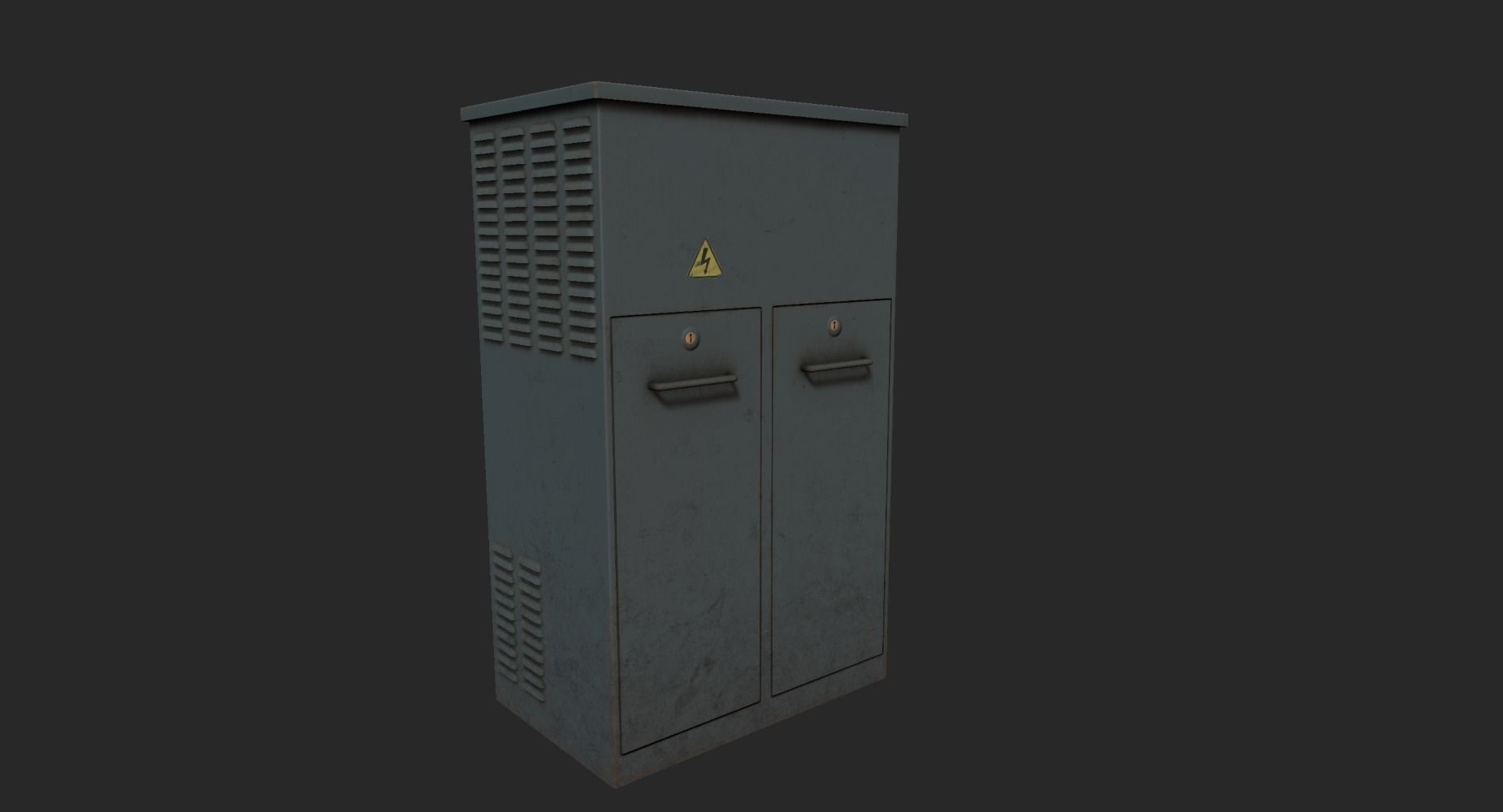 Electrical Box 1 Low-poly 3D model_1