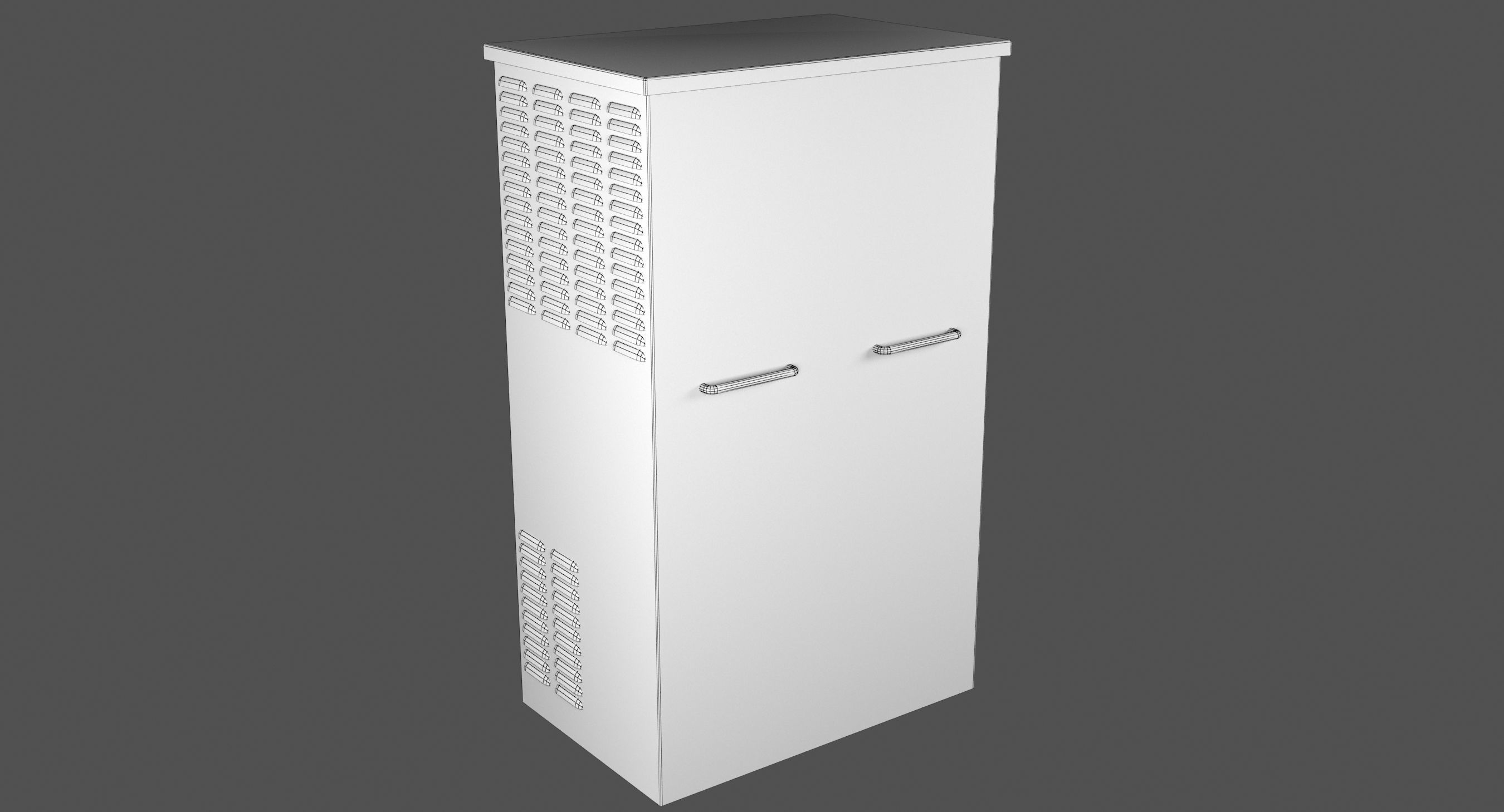  Electrical Box 1 Low-poly 3D model_4
