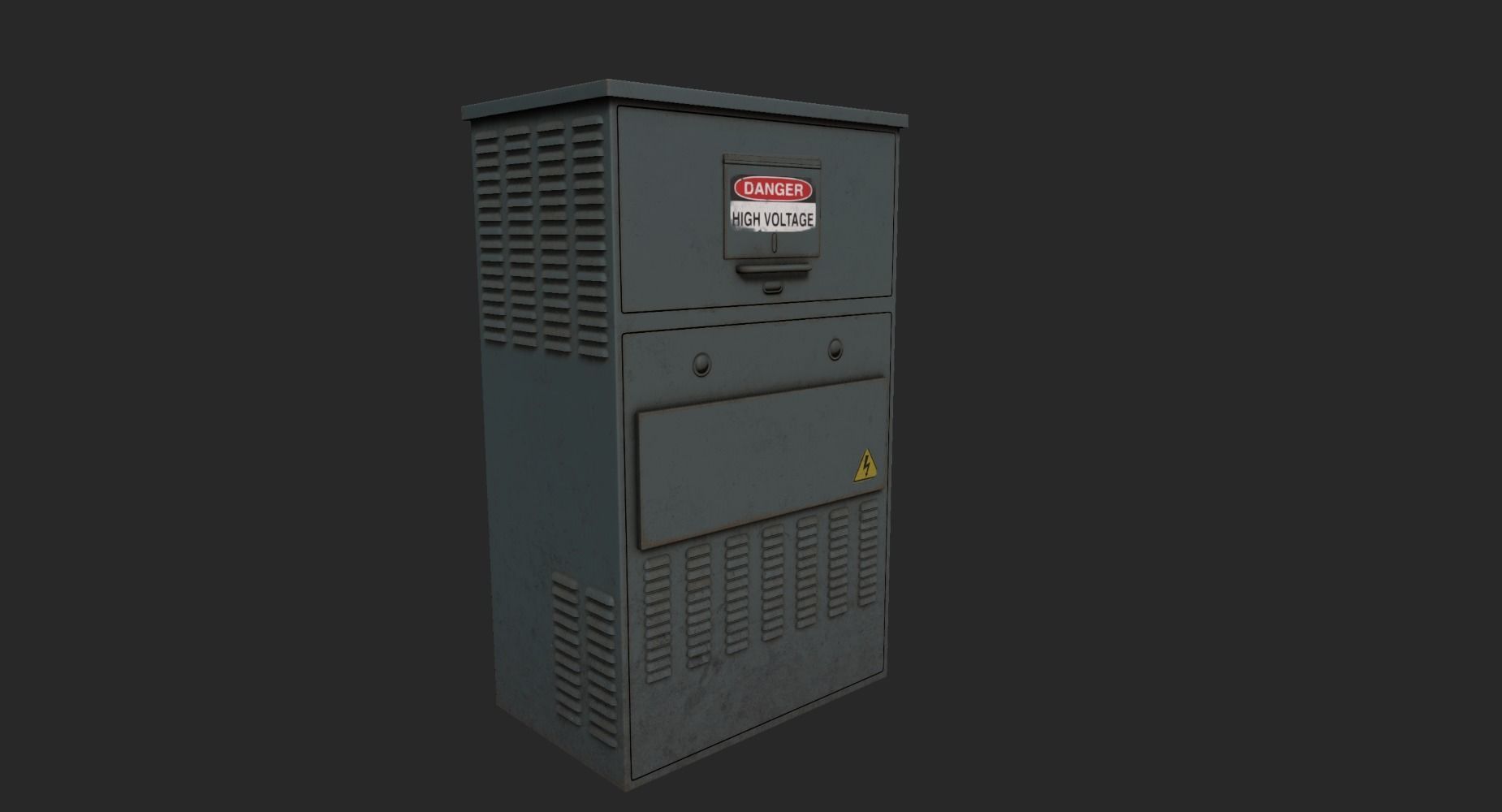  Electrical Box 1 Low-poly 3D model_2