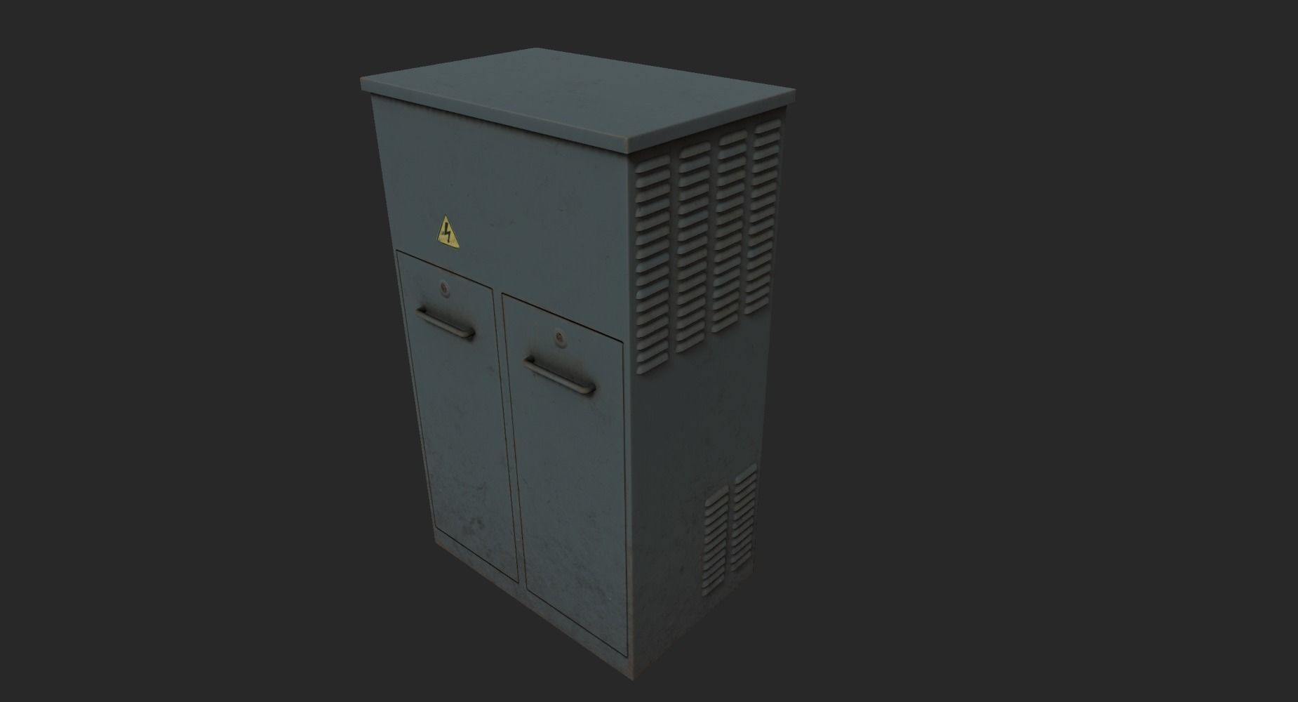  Electrical Box 1 Low-poly 3D model_3