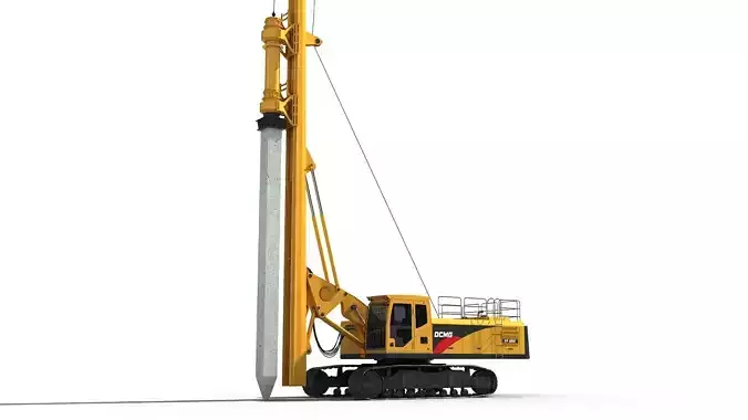 Pile Driver 3D model