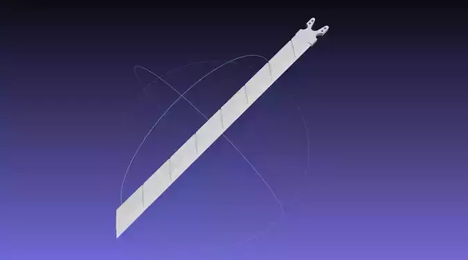 Attack On Titan Sword Functional Assembly 3D print model