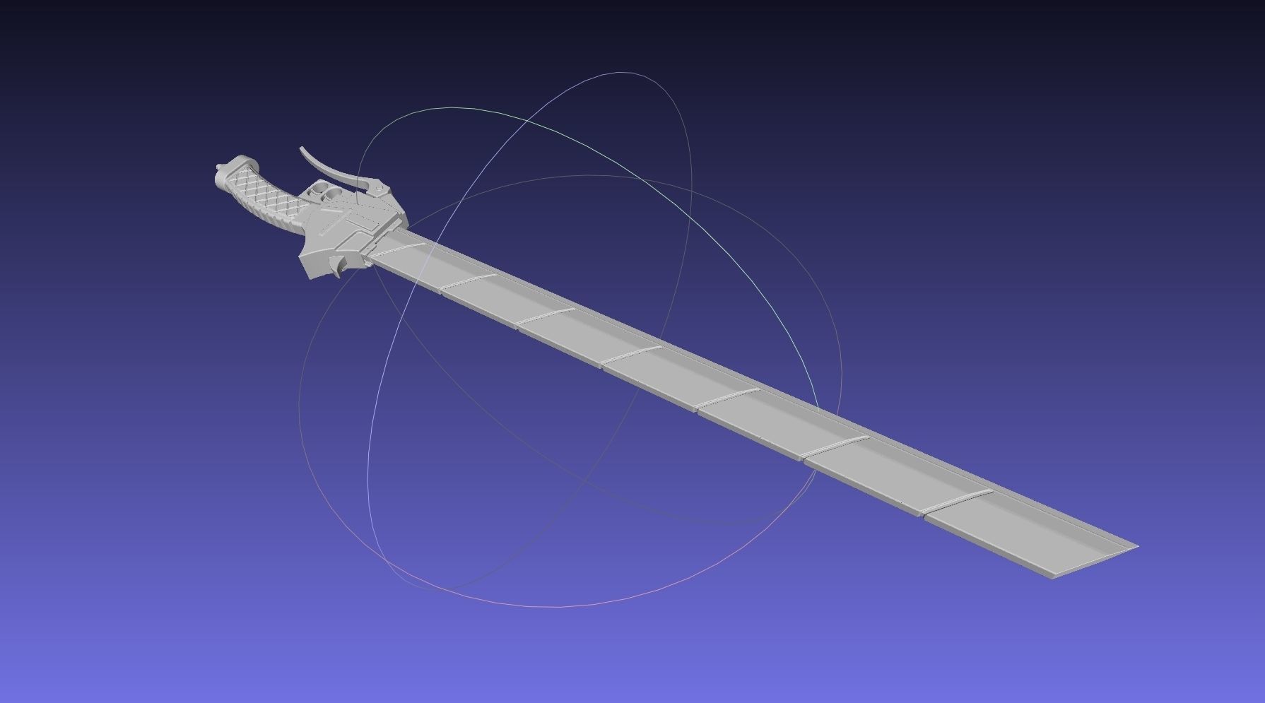 Attack On Titan Sword Functional Assembly 3D print model_39