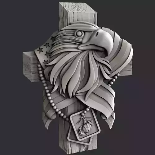 3d STL models for CNC router Eagle USA 3D model