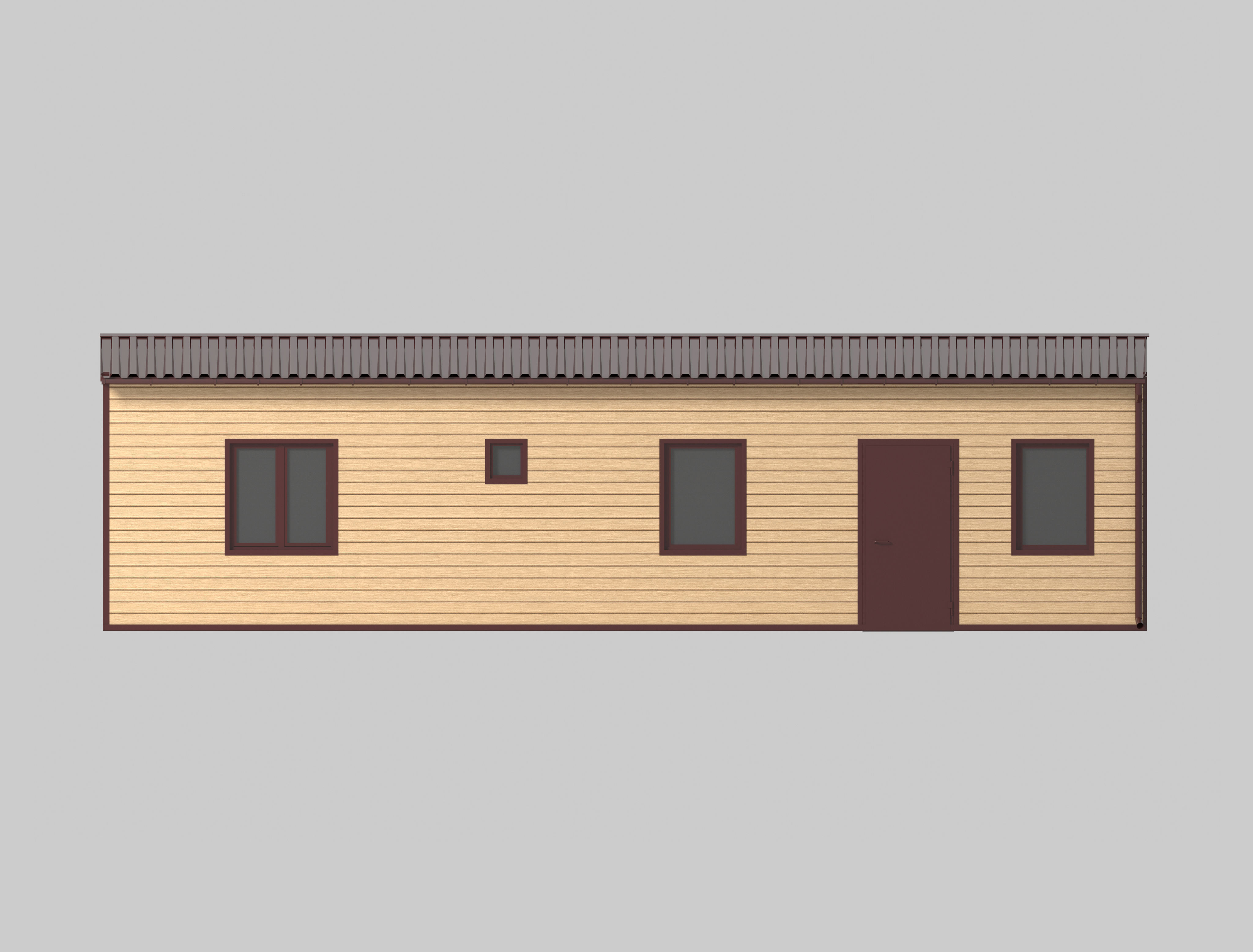 Private House complete project for assembly 3D model_9