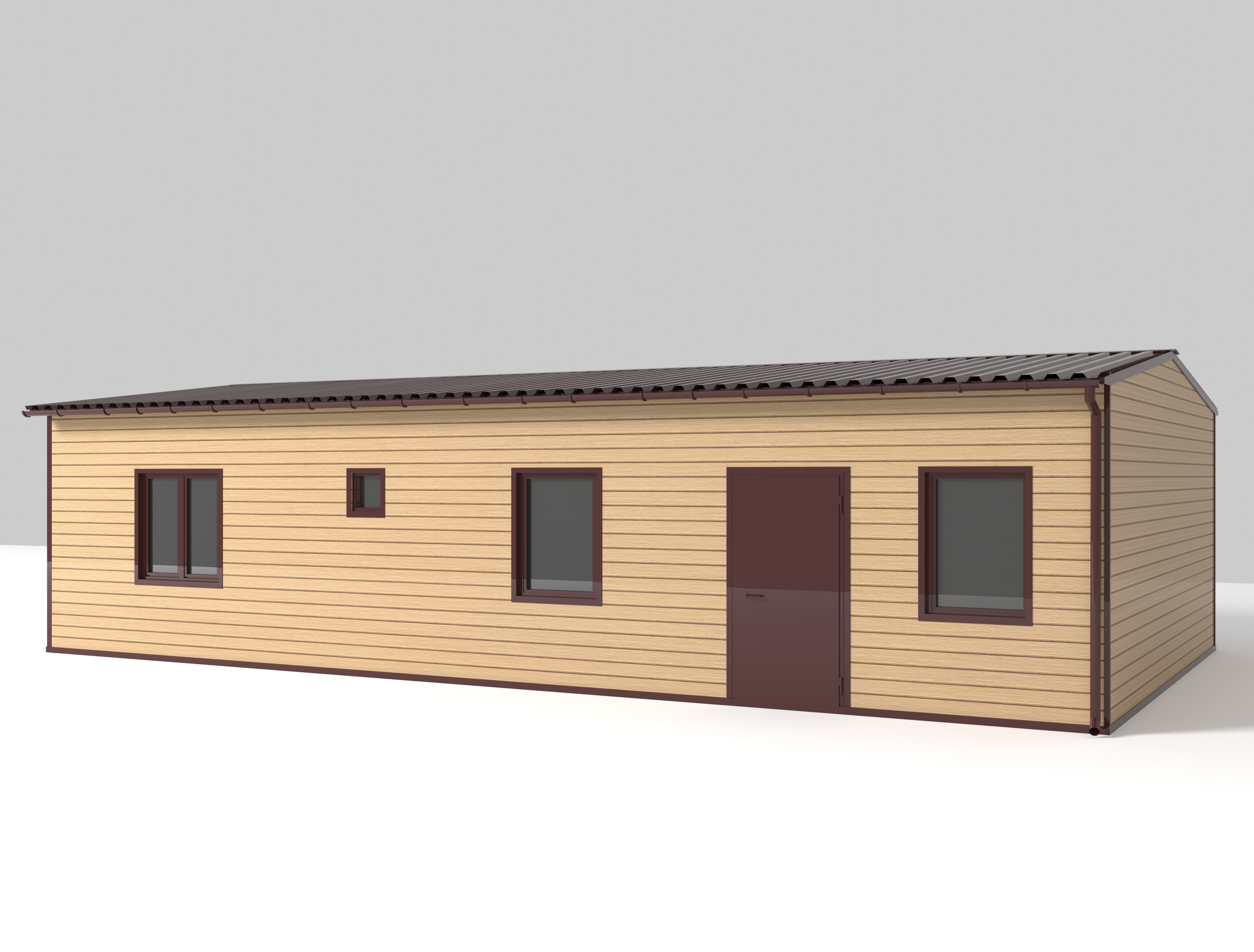 Private House complete project for assembly 3D model_2