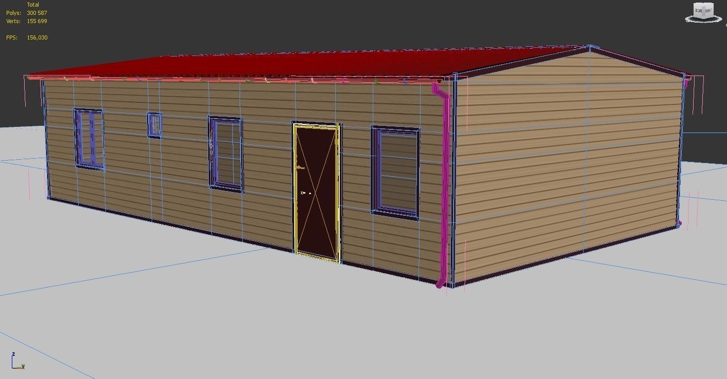 Private House complete project for assembly 3D model_11