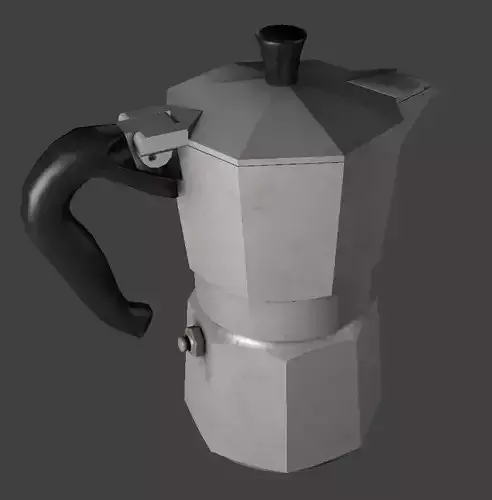 Moka Pot Free low-poly 3D model
