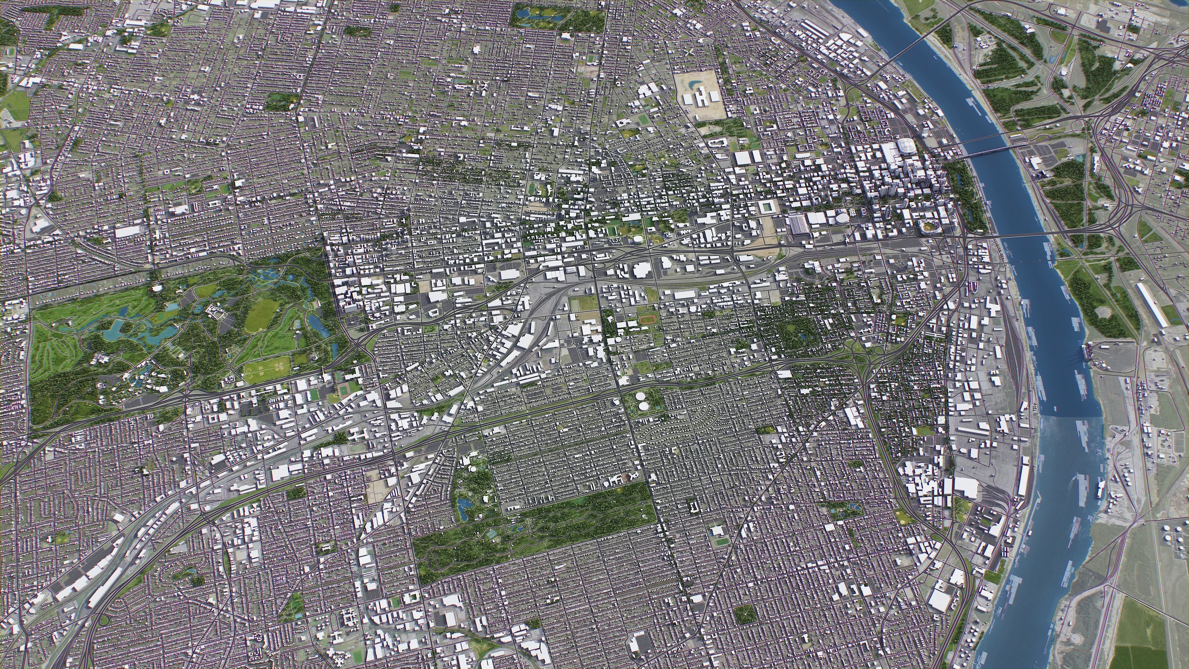 St Louis Low-poly 3D model_20