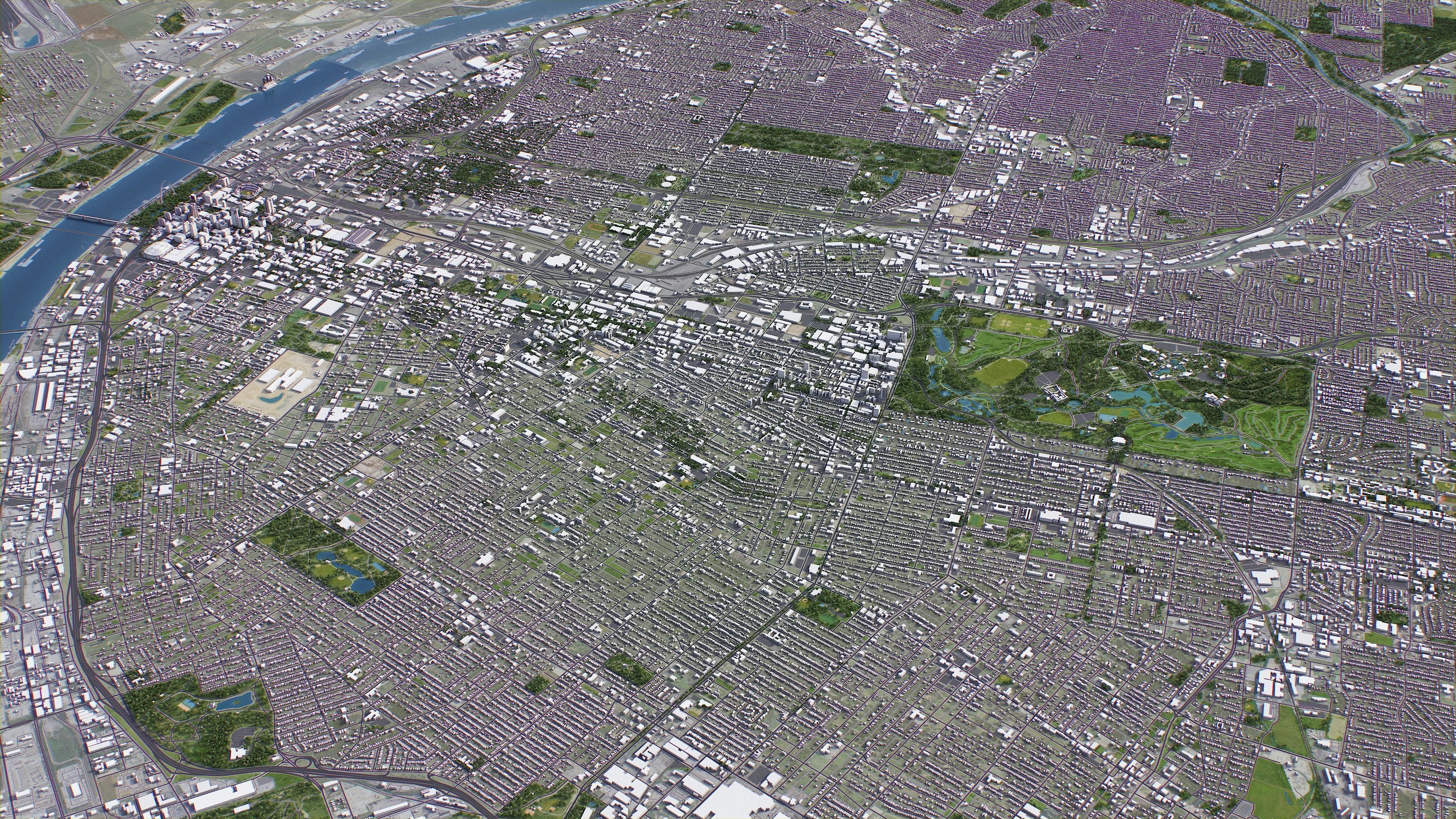 St Louis Low-poly 3D model_22