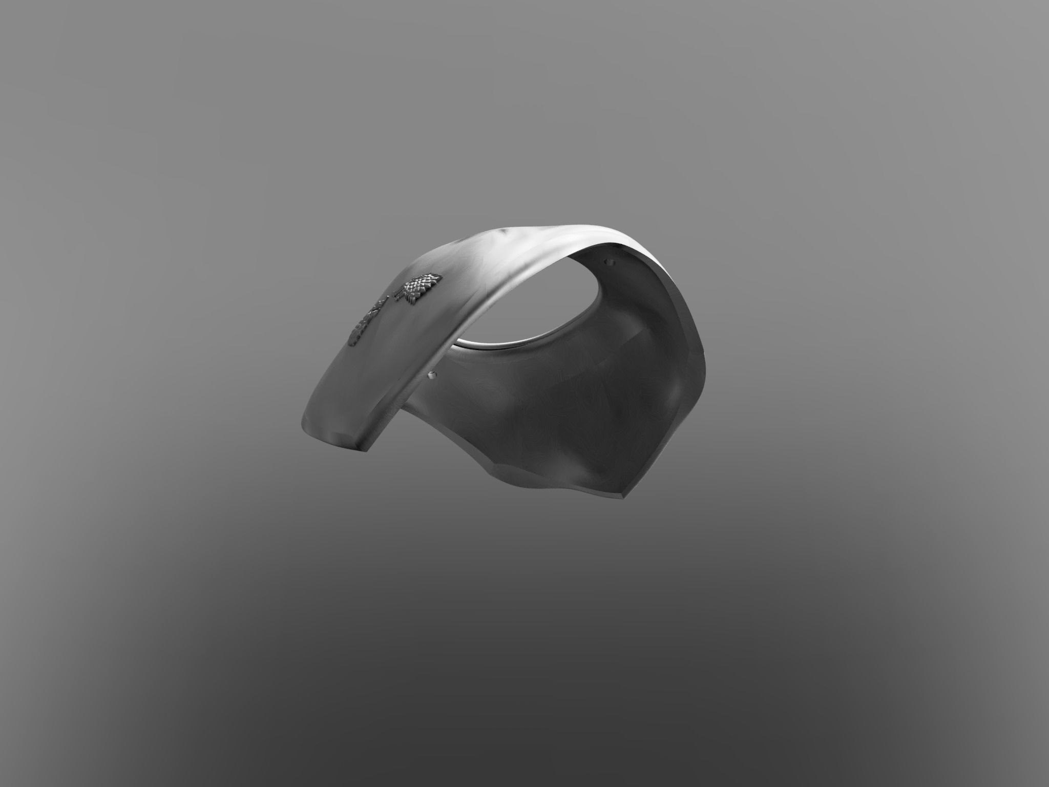 Jon Snow Cosplay costume Stark top armor battle suit GOT 3D print model_8