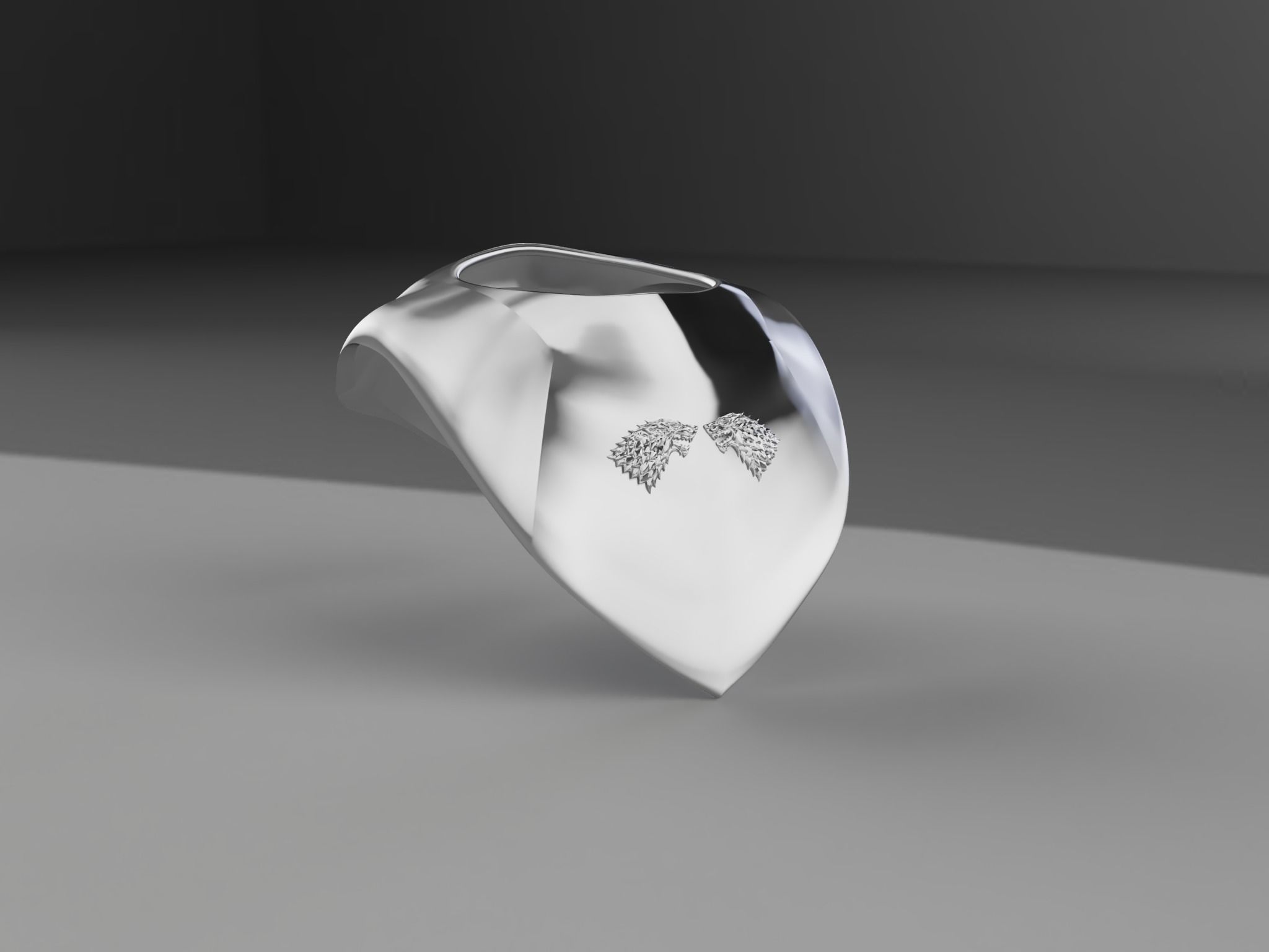 Jon Snow Cosplay costume Stark top armor battle suit GOT 3D print model_6