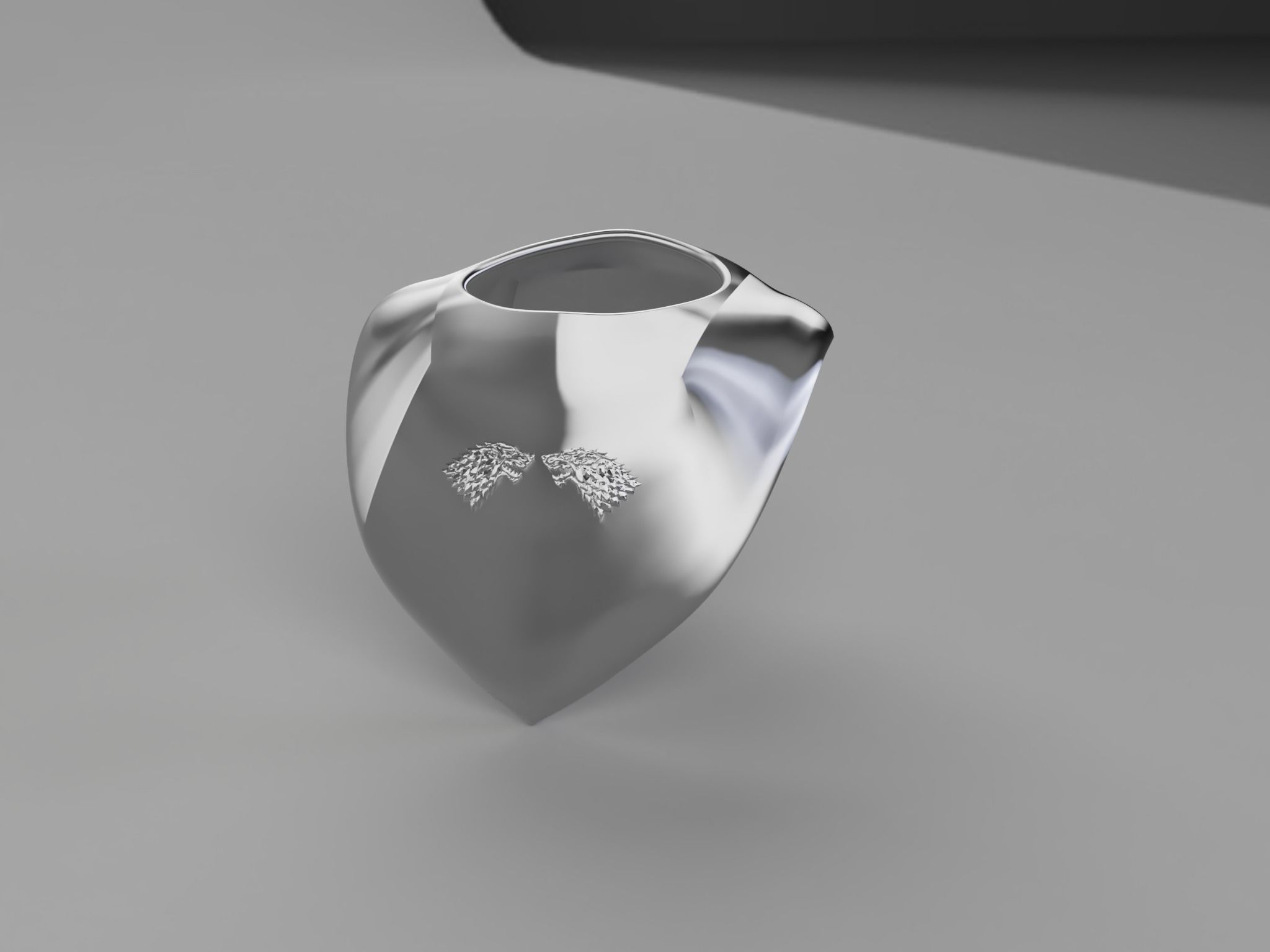 Jon Snow Cosplay costume Stark top armor battle suit GOT 3D print model_13