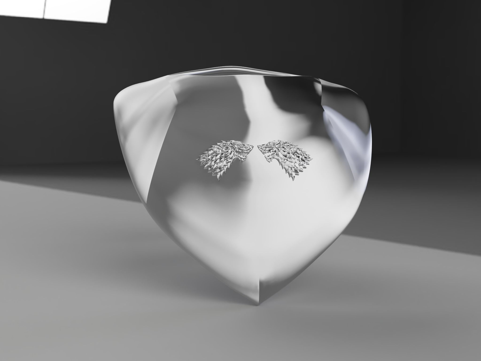 Jon Snow Cosplay costume Stark top armor battle suit GOT 3D print model_7