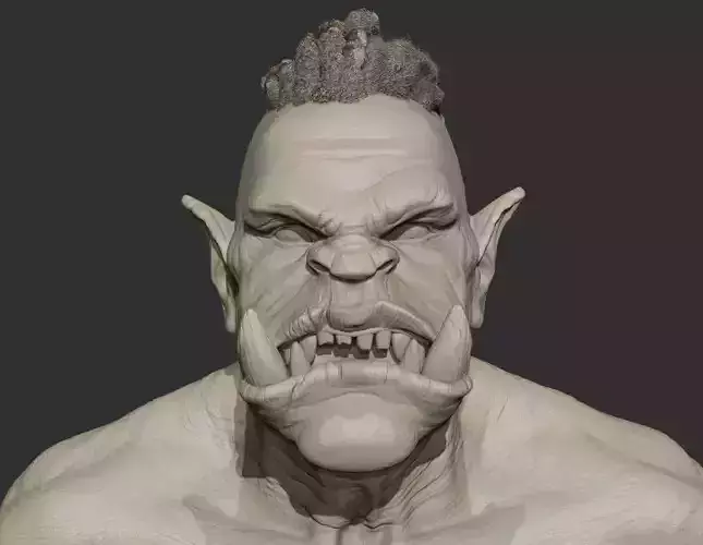Orc Head Sculpt