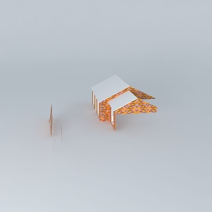 brick building kit 3D model_2