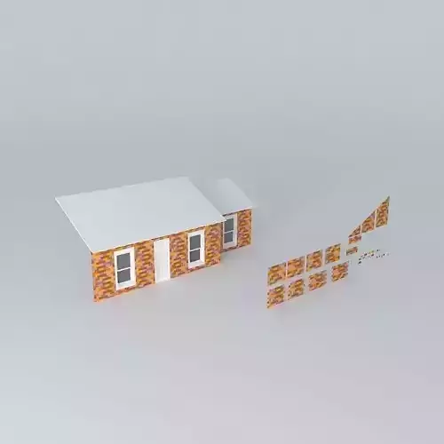 brick building kit 3D model