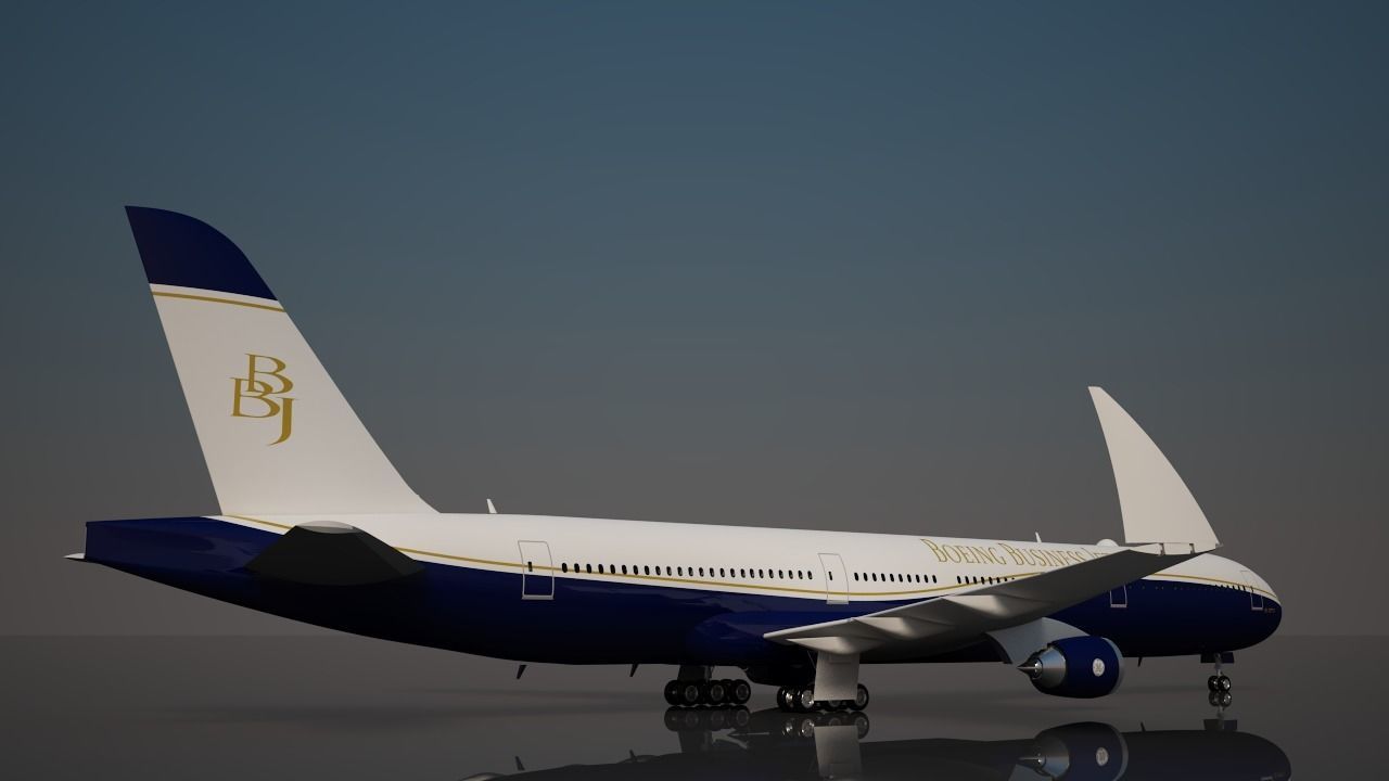 Boeing Business Jets 777 X 3D model_8