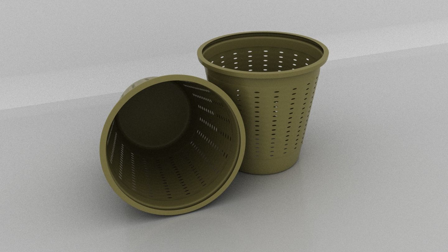 Trash Can 3D model_2