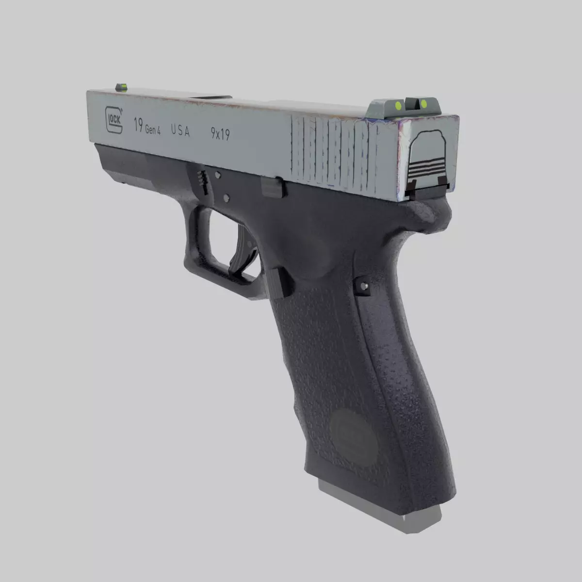 Glock 19  3D model_0