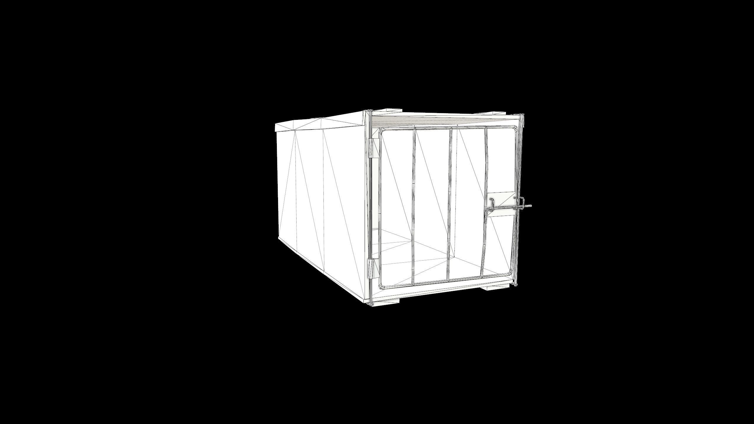Dog Cage - 2 Models - PBR - Textured Low-poly 3D model_21