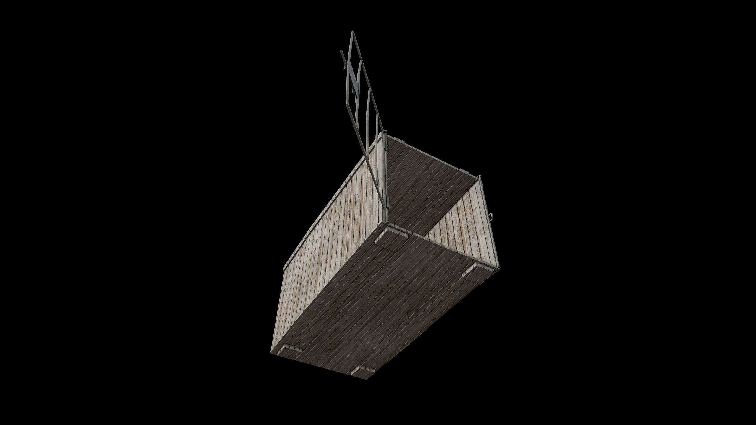 Dog Cage - 2 Models - PBR - Textured Low-poly 3D model_20