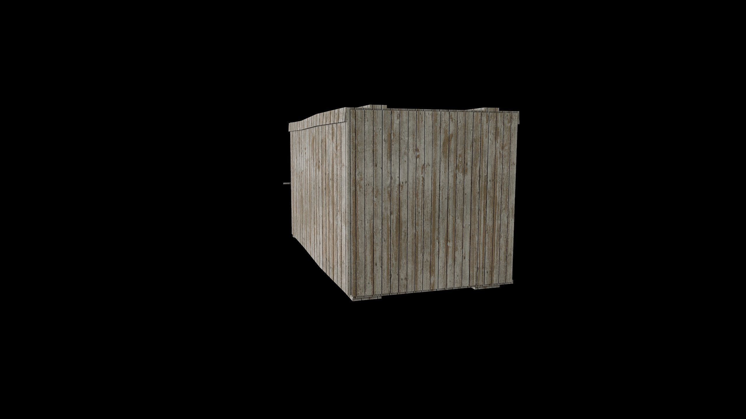 Dog Cage - 2 Models - PBR - Textured Low-poly 3D model_9