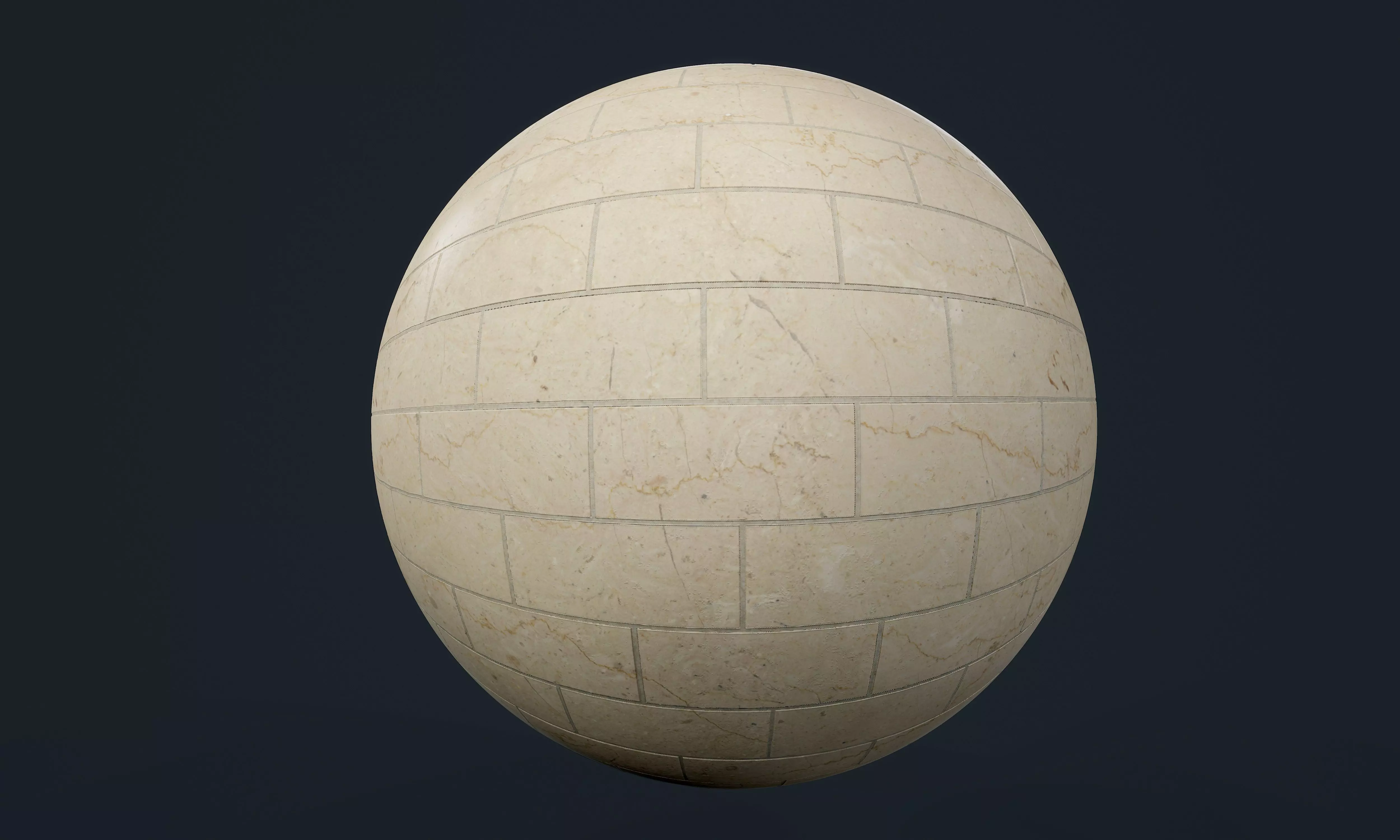 Marble Tile Seamless PBR Texture Texture_0