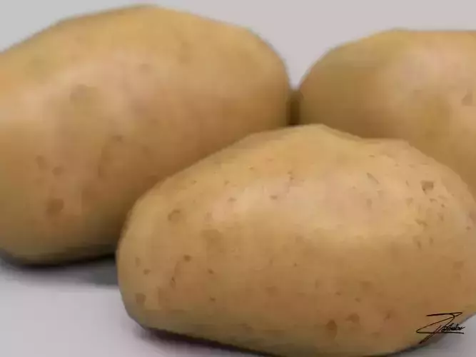 Potato three potatoes