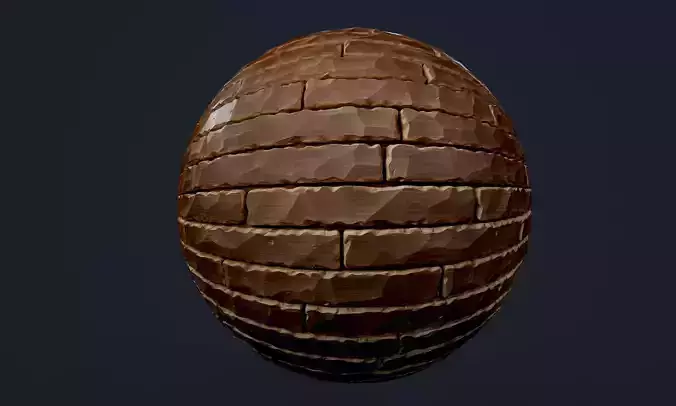 Wood Flooring Stylized Seamless PBR Texture