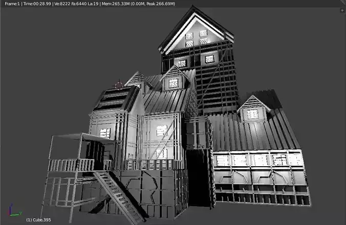 Medieval Tavern  3D model