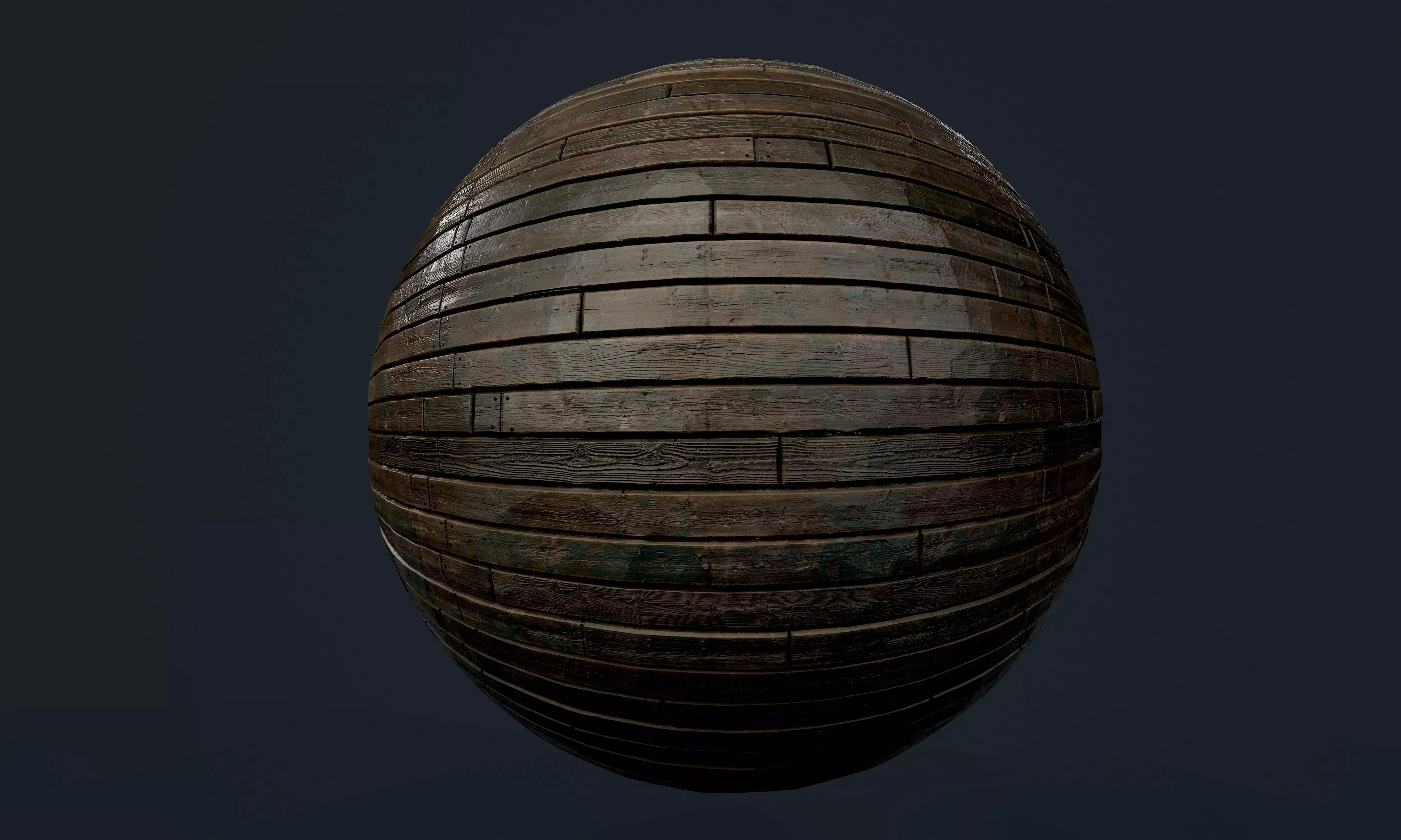 Wood Floor Planks Seamless PBR Texture Texture_0