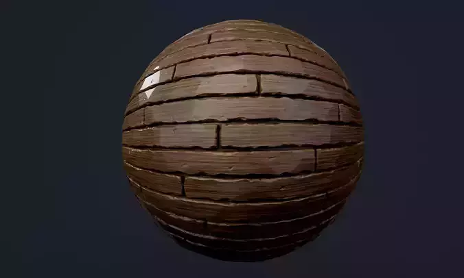 Wood Floor Planks Seamless PBR Texture