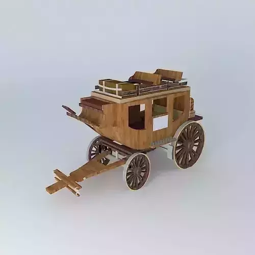 WELLS FARGO STAGECOACH 3D model