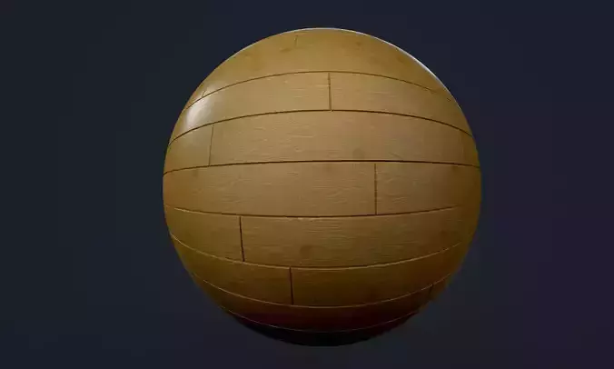 Wood Floor Planks Seamless PBR Texture