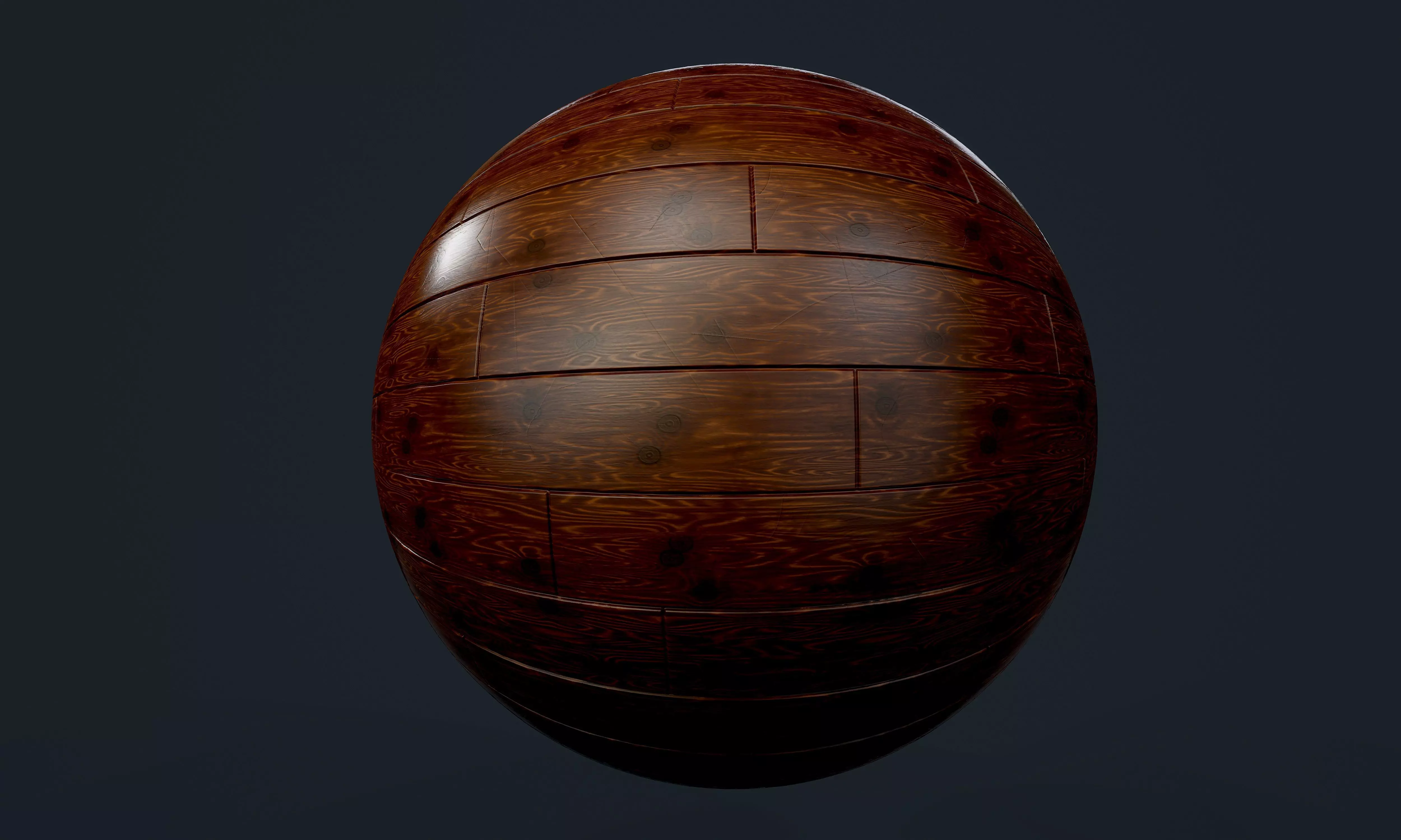 Wood Floor Planks Seamless PBR Texture Texture_0