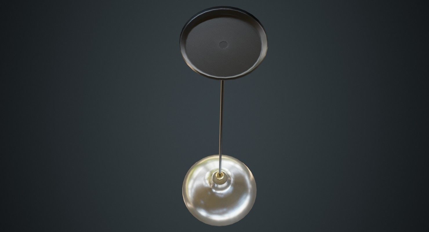 Hanging Lamp 6B Low-poly 3D model_4