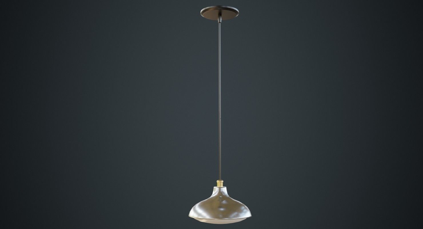 Hanging Lamp 6B Low-poly 3D model_1