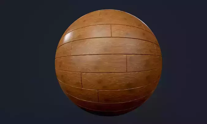 Wood Floor Planks Seamless PBR Texture