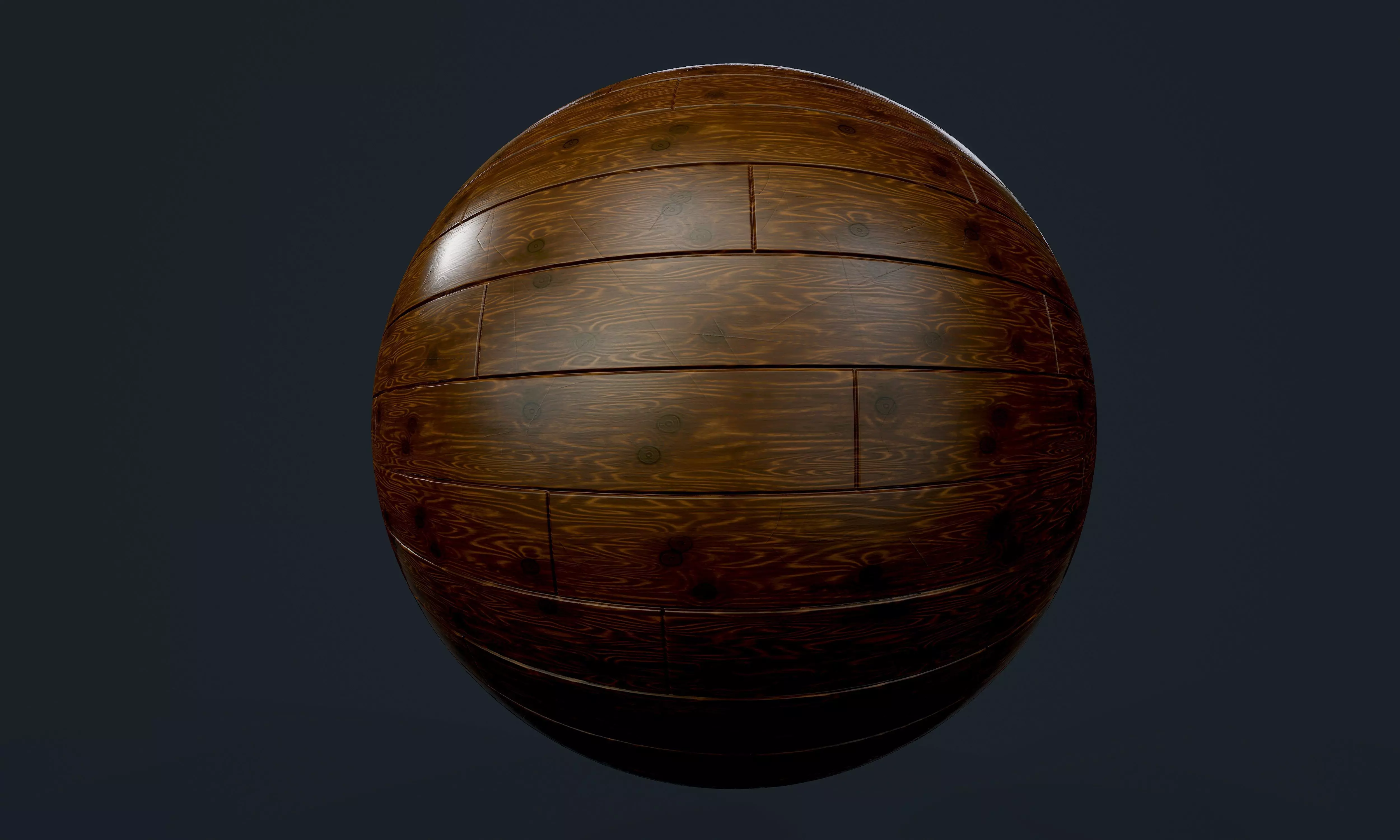 Wood Floor Planks Seamless PBR Texture Texture_0