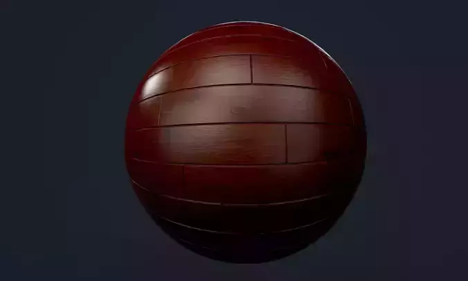 Wood Floor Planks Seamless PBR Texture