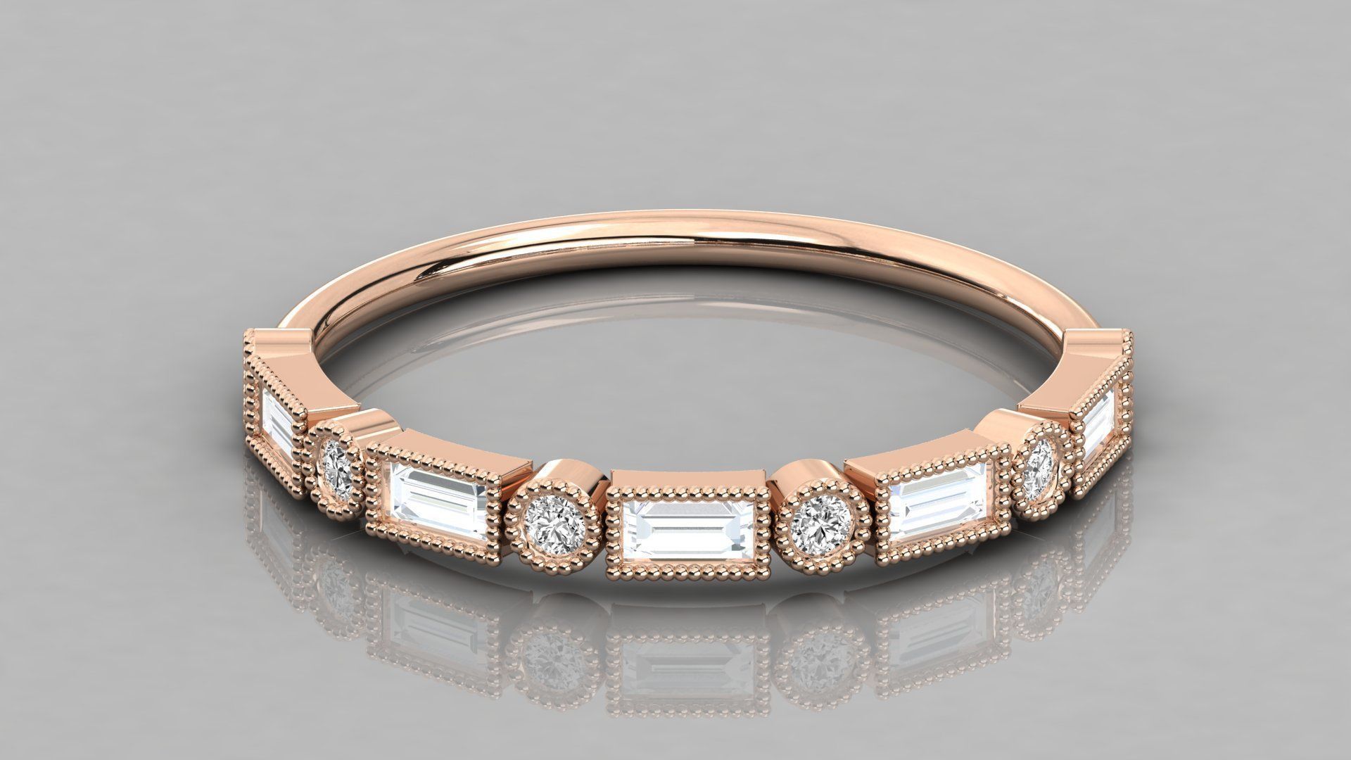 300 solitaire women ring 3dm 9 render stl detail bulk collection 3D print model_73