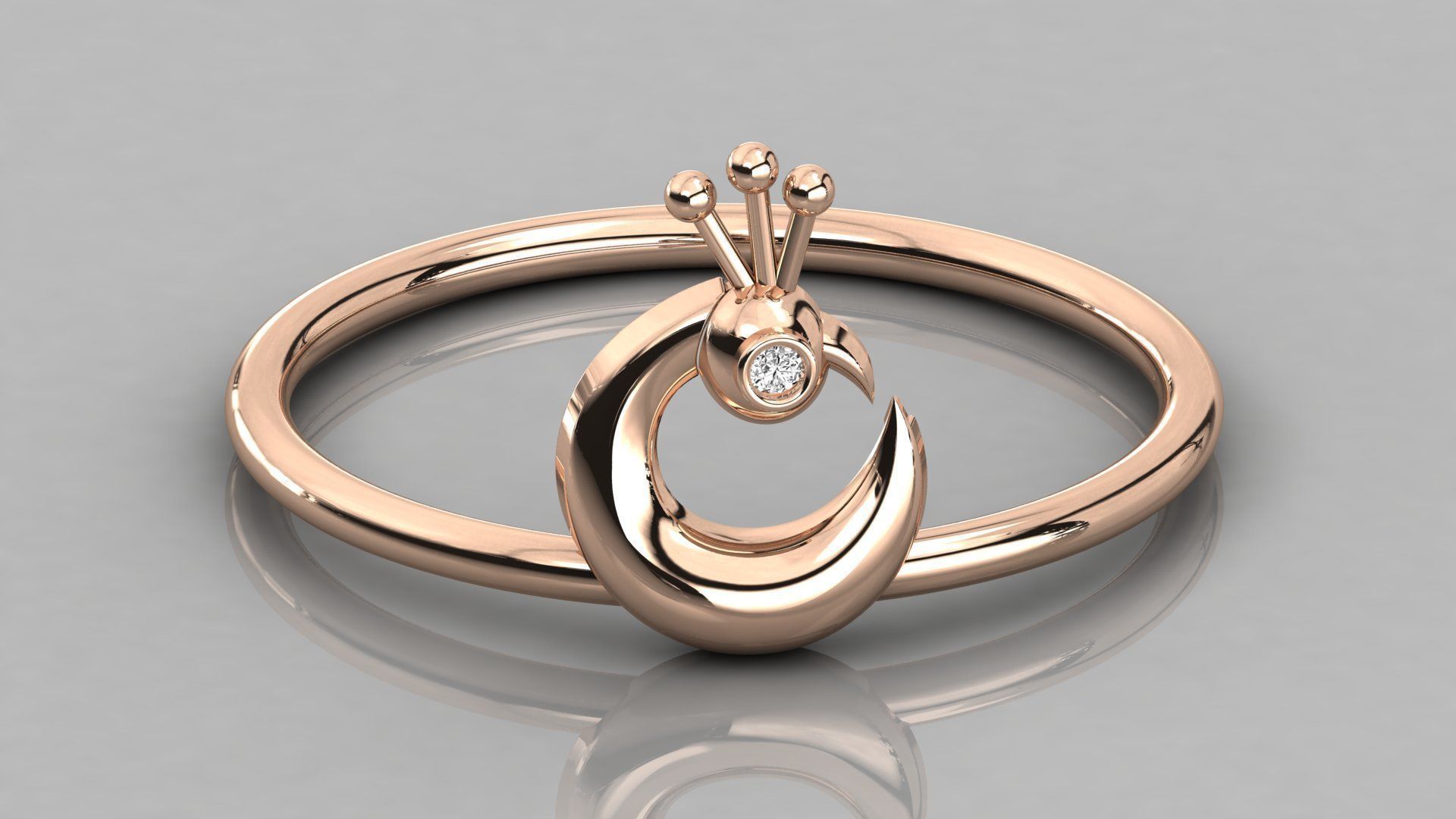 300 solitaire women ring 3dm 9 render stl detail bulk collection 3D print model_39
